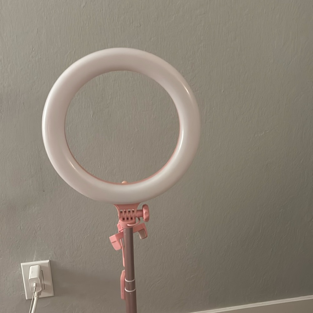 Pink ring light for kids